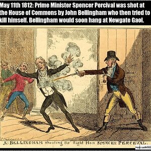 THE ONLY PRIME MINISTER TO BE MURDERED . HOUSE OF COMMONS 1812.jpg